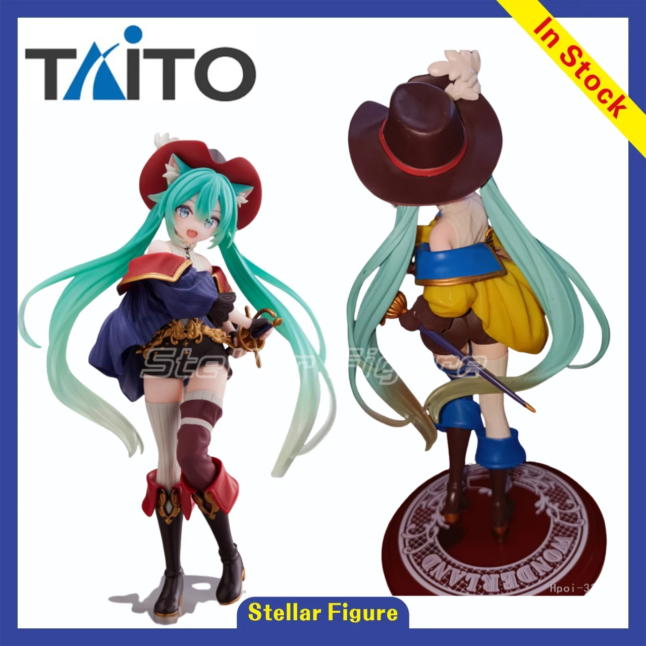 

【SF】In stock TAiTO Wonderland Figures piapro characters Miku 2PCS figures collection gifts anime