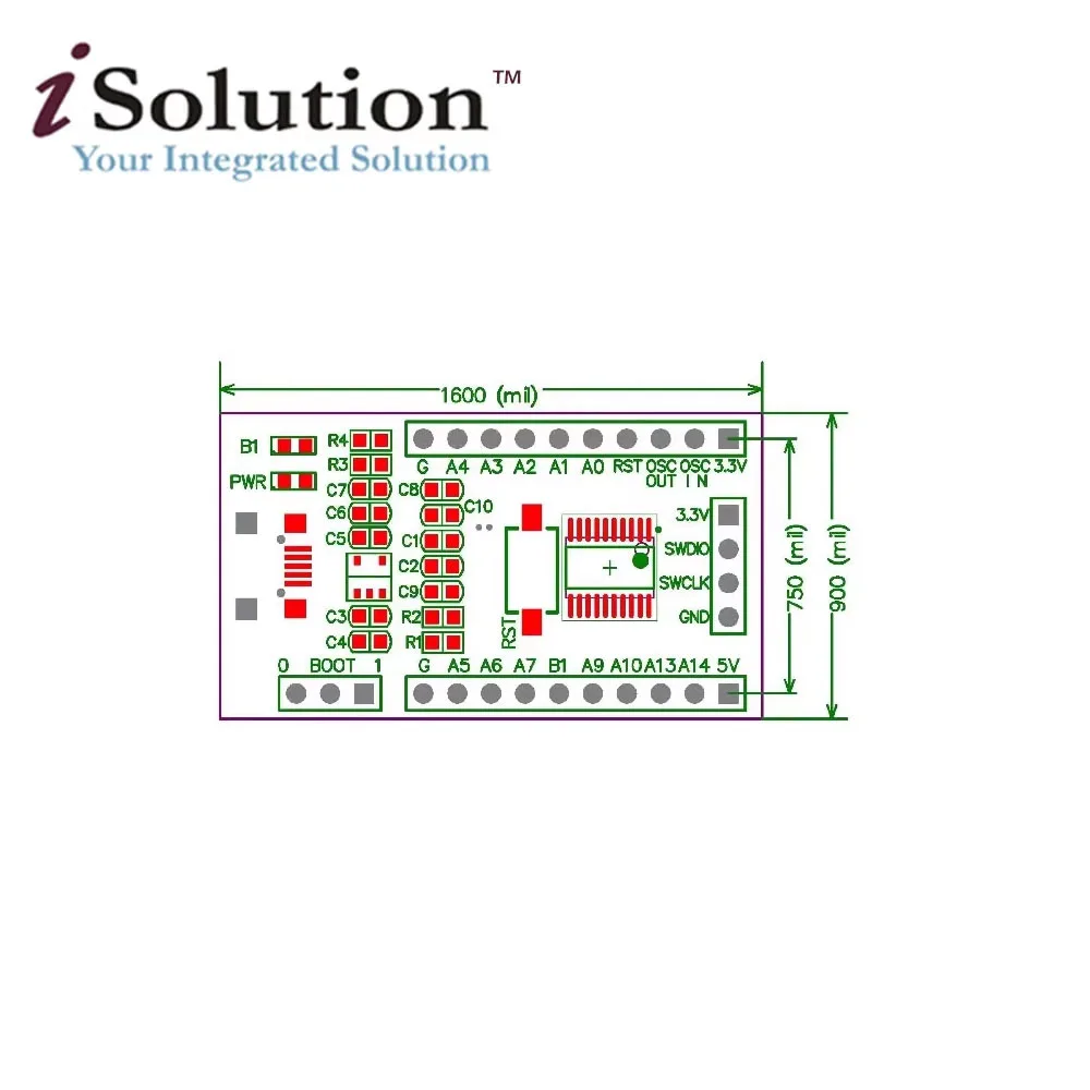 STM32F042 Minimum System STM32F042F6P6 ARM Core Board Cortex-M0 Development Board M0