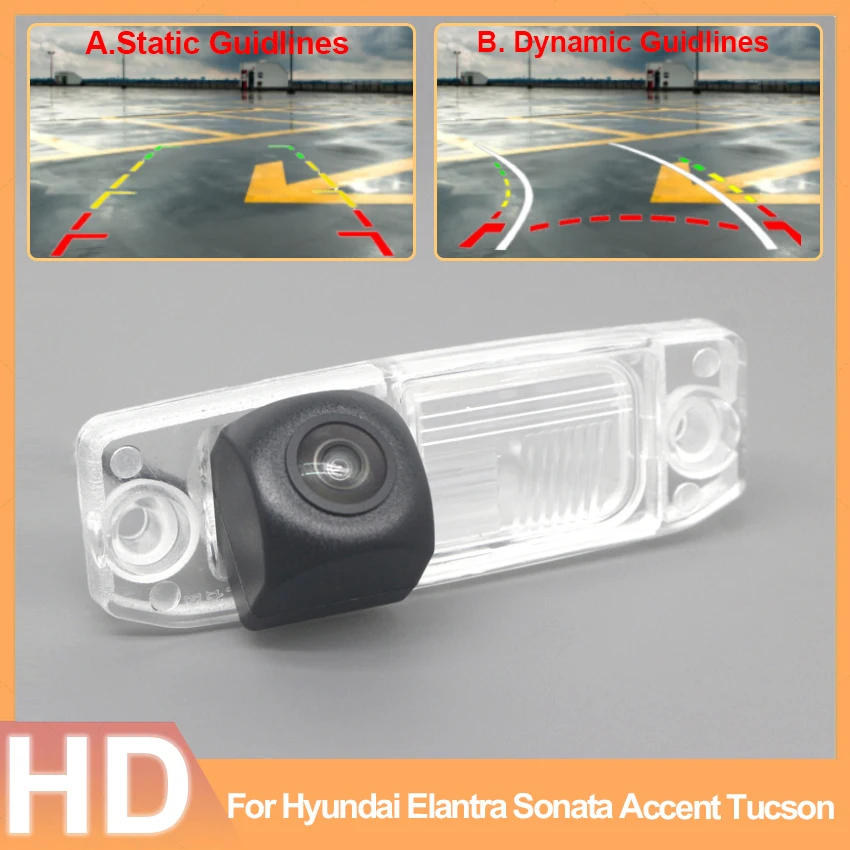 

CCD Car Rear View Waterproof High quality RCA Camera Reverse Night Vision For Hyundai Elantra Sonata Accent Tucson