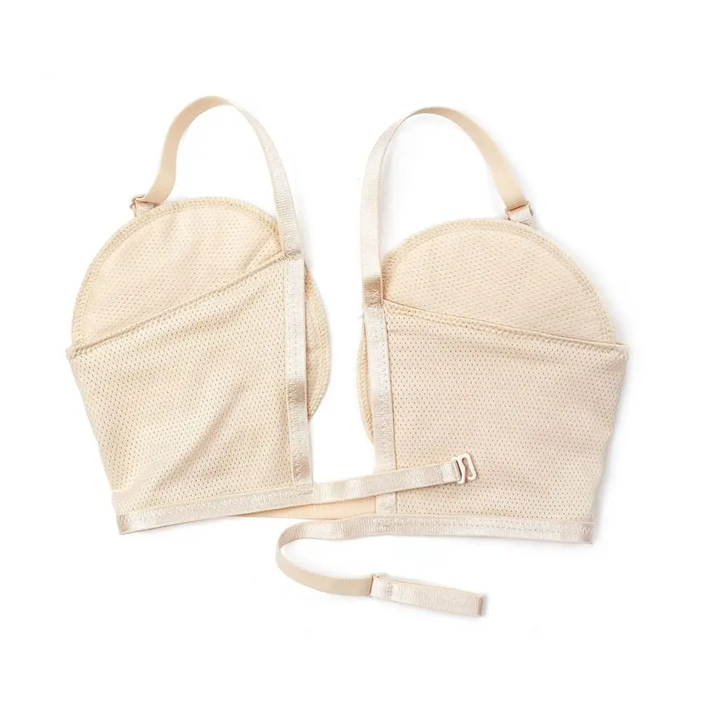 

Reusable Underarm Sweat Pads Skin Tone Anti-Sweat Perspiration Absorbing Pads Washable Anti-Odor Sweat Underarm Pads Bra