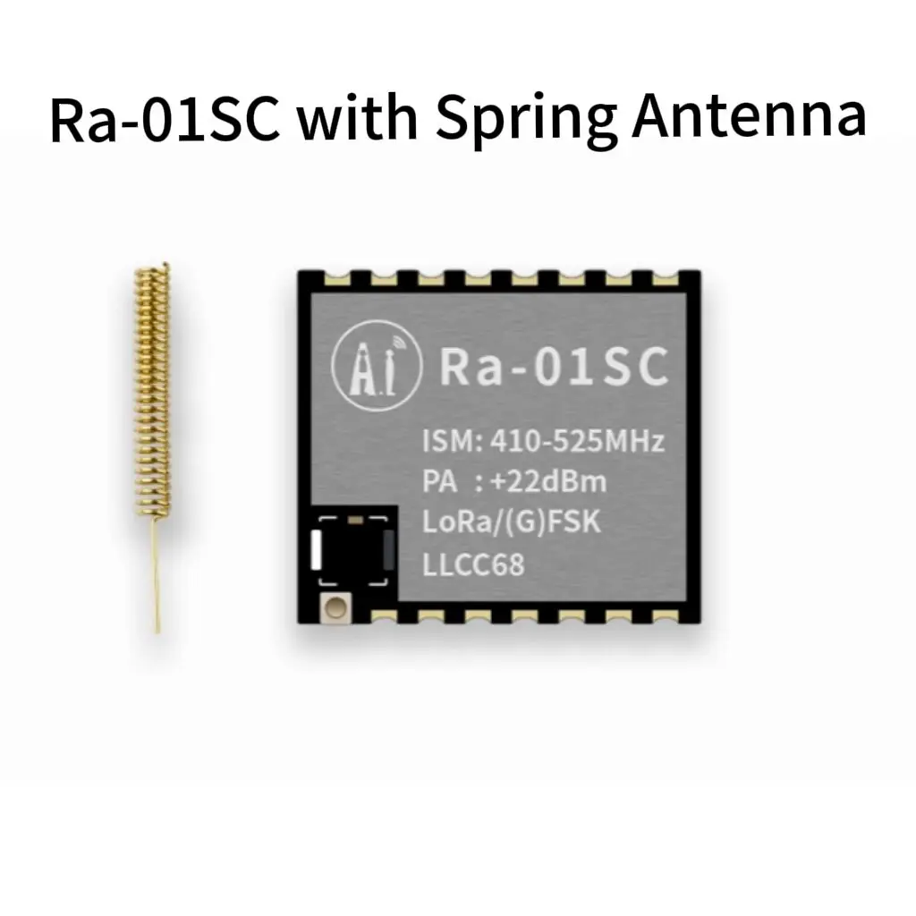 

Ra-01SC Wireless RF Module SPI Interface IPEX Antenna LLCC68 Chip LoRa