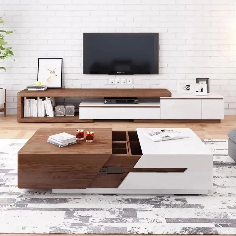 modern fashion furniture wooden oak/birch coffee table  living room furniture sets for under  TV table