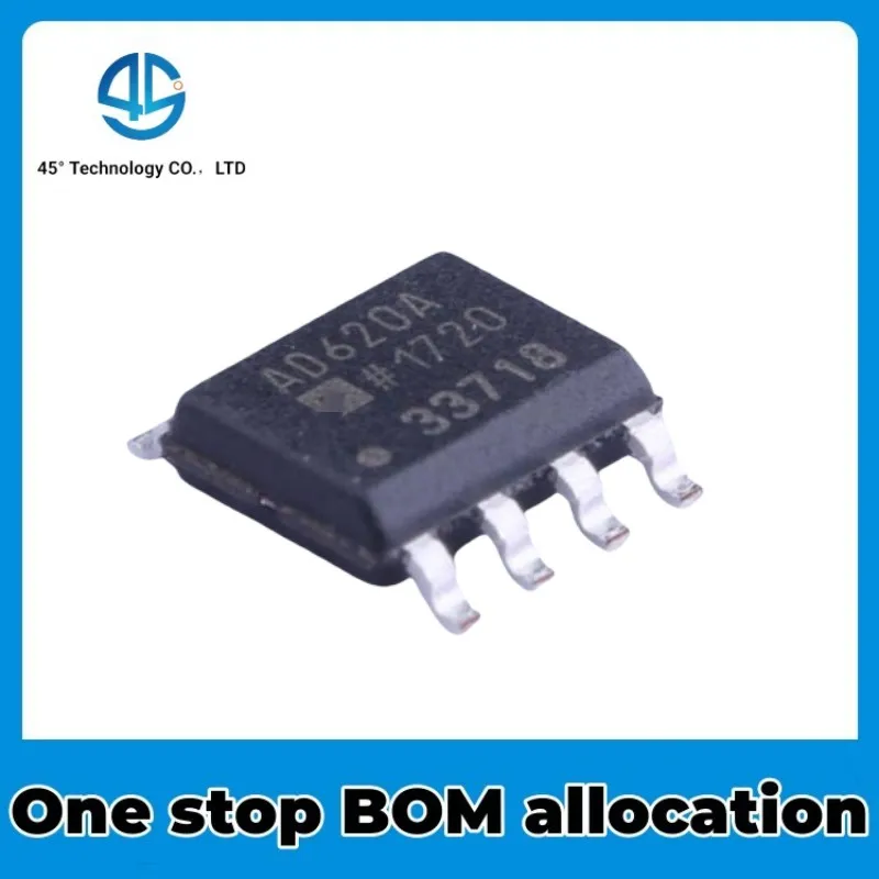 5PCS Brand new original AD620ARZ-REEL7 SOIC-8 low drift, low-power instrument amplifier NEW IC Chip