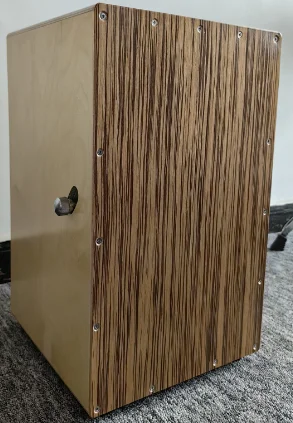 Cajon Drum,with Internal Guitar Strings  Birchwood Beat Cahone Drum with Backpack Dual Adjustable Straps