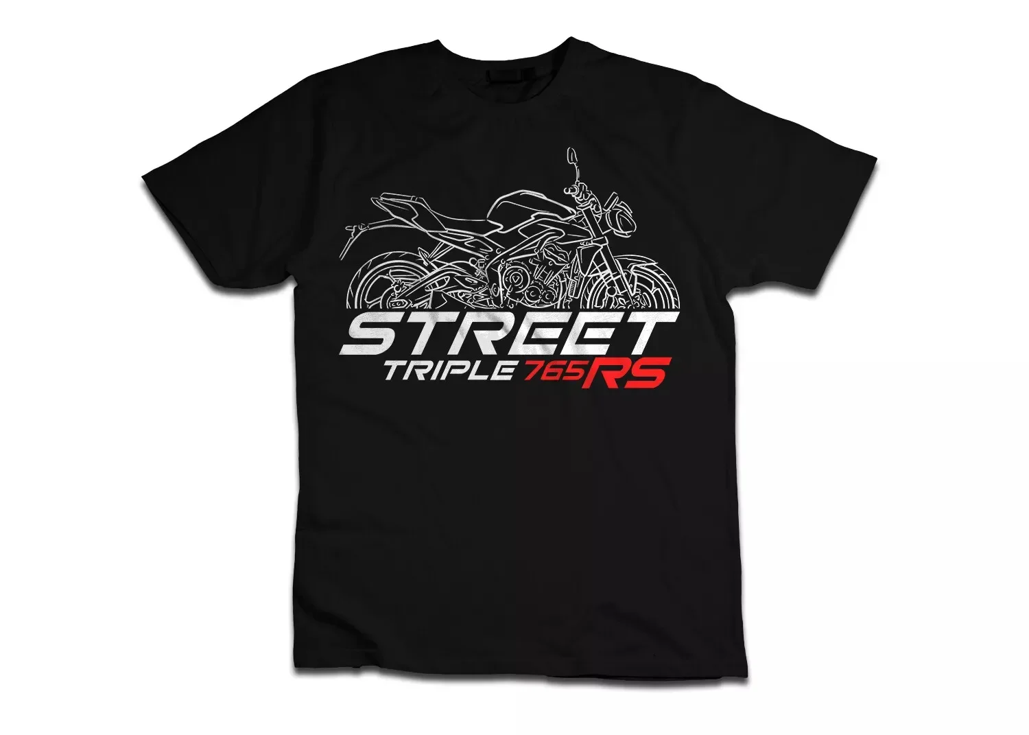 

2024 Men T Shirt Casual Triumphs Street Triple S R RS Moto2 Motorcycle for Riders T-shirt Graphic Summer 100% Cotton S-3XL Tee