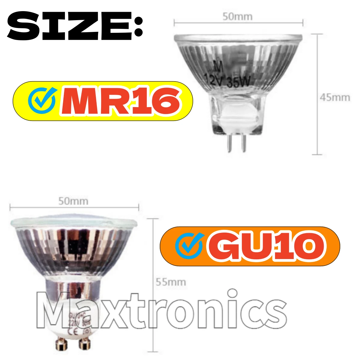 3/5pcs Dimmable Halogen Cup LED Spotlight 35W/50W (AC220V GU10) (DC12V/220V MR16) Warm White for Home Track Ceiling Light Source