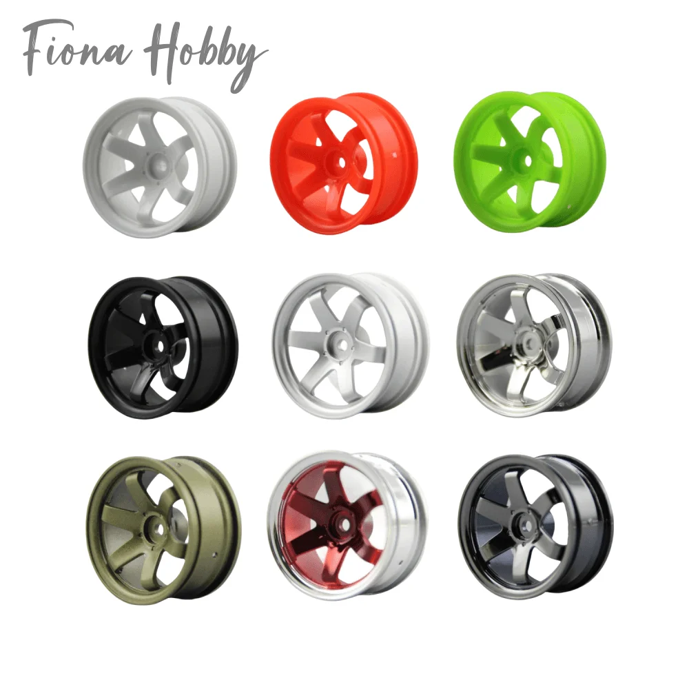 4pcs 1/10 Touring&Drift Wheel Rim W6S Style For HSP HPI Kyosho Sakura Tamiya Yokomo