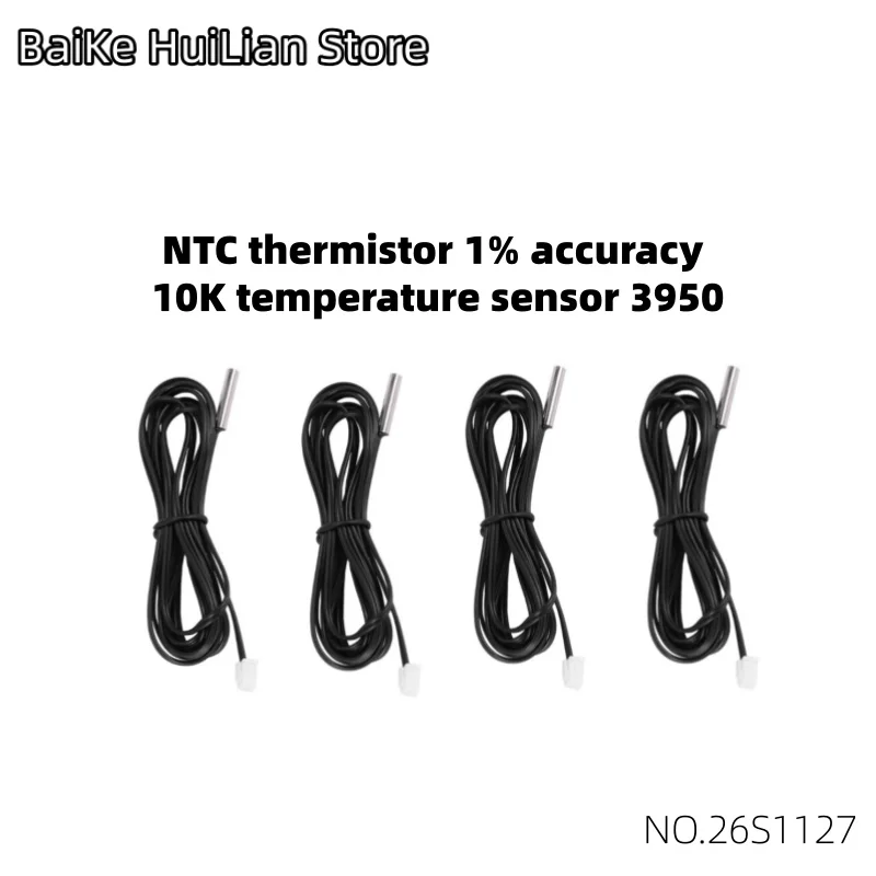 NTC Thermistor 1% Precision 10K Temperature Sensor Refrigeration Air Conditioning Refrigerator Probe 3950