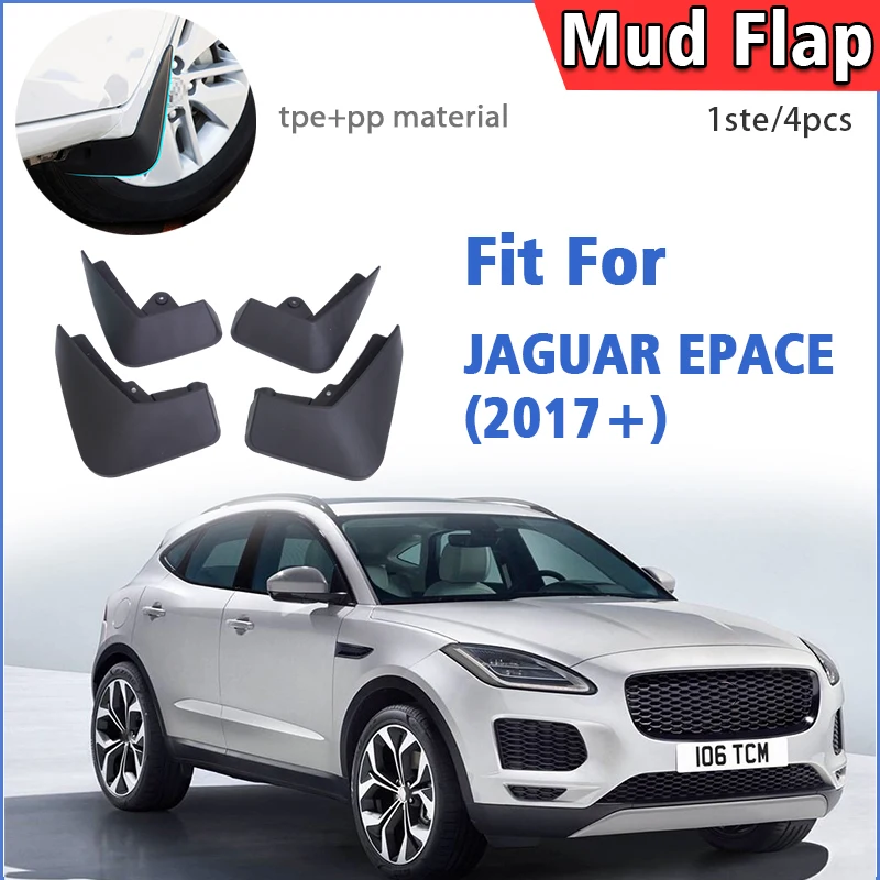 

For Jaguar E-PACE 2017-2025 E PACE Mudflaps Fender Mud Flap Guards Splash Mudguard Car Accessories Front Rear 4pcs