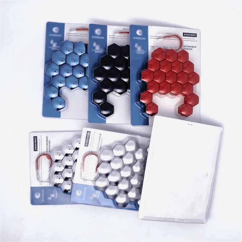 

AC-20pcs 17mm 19mm 21mm Wheel Nut Bolt Head Cover Cap Head Cover Cap Wheel Nut Bolt Head Cover Cap Tire Wheel Screw Bolts