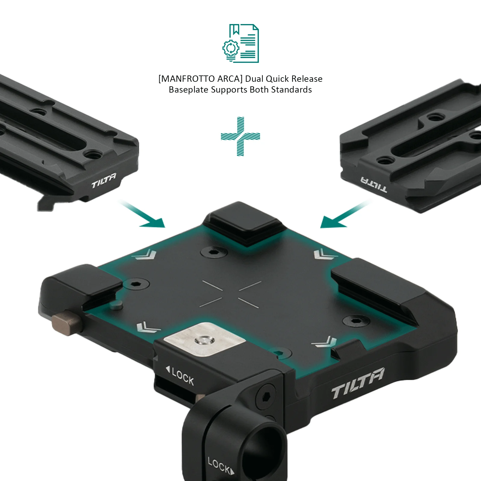 TA-LSR-B TILTA ที่มีน้ำหนักเบาไหล่กล้องเหมาะกับโซนี่แคนนอนสำหรับ BMPCC สำหรับ Nikon manfrotto/arca Baseplate
