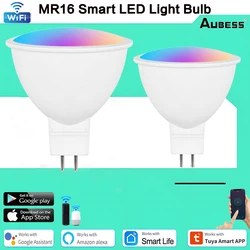 WiFi MR16 Smart LED Light Bulb AC/DC 12V GU5.3 Reflector Spoltlight 50W Equivalent RGB Warm Cold White Remote Decorative Lamp