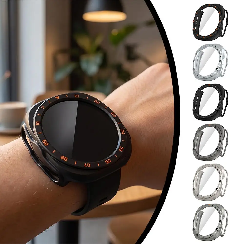 New Tempered Glass Hard PC Case For Samsung Galaxy Watch Ultra 2 2026 Anti Scratch Screen Protector Watch Protective Cover Shell