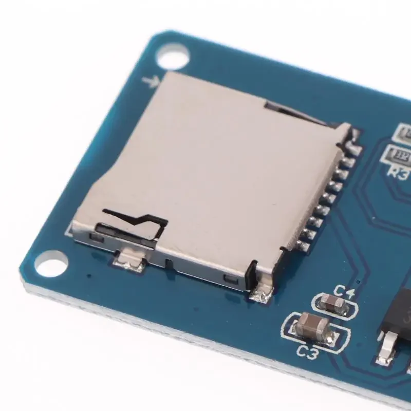 Interfacce SPI del modulo lettore di schede Mini TF da 2 pezzi con chip convertitore di livello 5 V/3,3 V per KIT fai da te