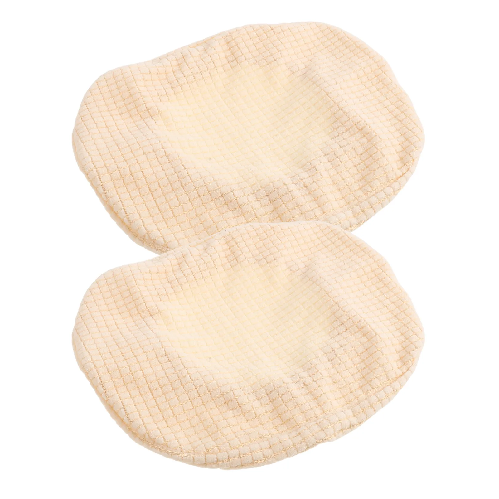 2Pcs Computer Chair Headrest Cover Elastic Recliner Office Chair Headrest Protector Ergonomic Cushion Sleeve Beige