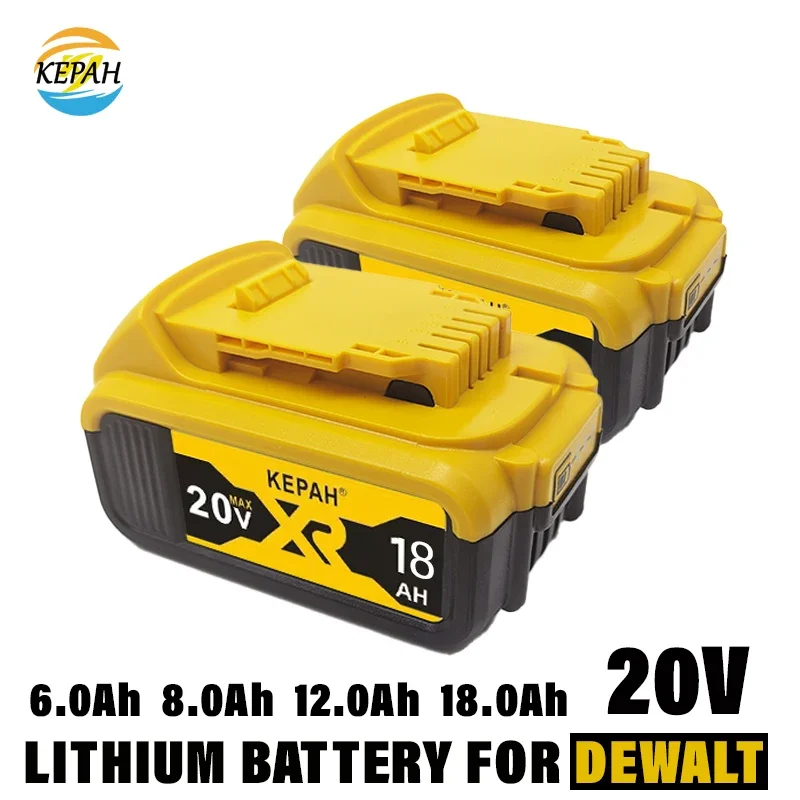 

New 100% Original 18000mAh 20V for Dewalt Power Tool Battery DCB206 20V 18.0Ah Battery DCB206 20V Battery DCB205 DCB204-2