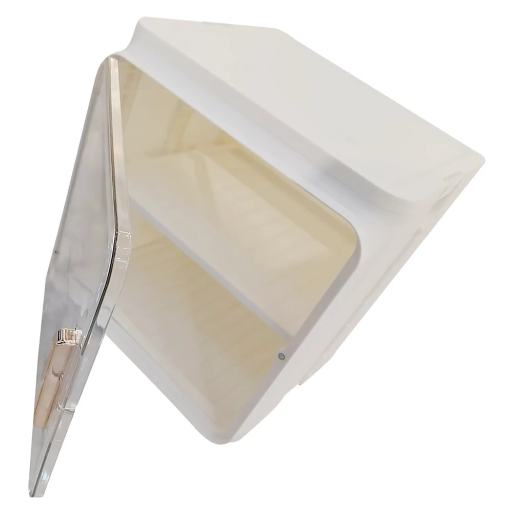 

1pcs Cup Holder Storage Box 2-tier Dustproof Display Stand Countertop Organizer Tea Cup Rack Glass Drying Kitchen Drink Holder