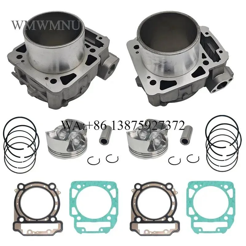 Wmwmnu Front Rear Cylinder Piston Gasket Kit Bore 91mm for BRP 1000 Commander Maverick Outlander 420623566 420623568 ATV UTV