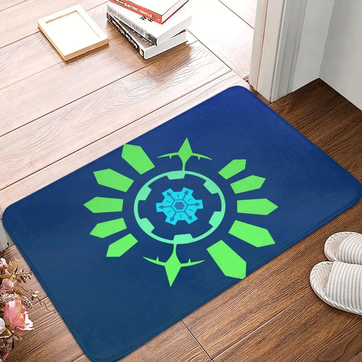 

Minimalism Bathroom Non-Slip Carpet Snowflake Bedroom Mat Welcome Doormat Home Decor Rug