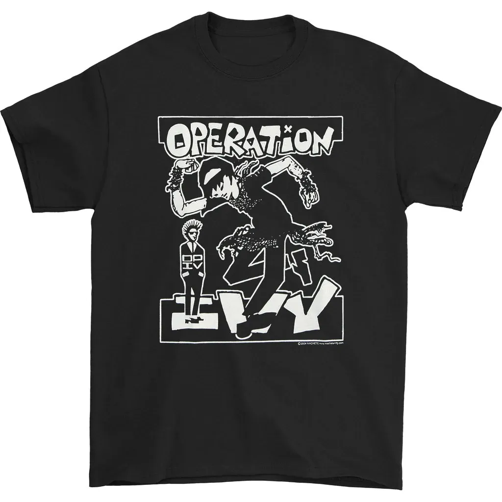 Camiseta de manga corta con estampado gráfico de la banda de punk rock Operation Ivy West Coast, estilo Ska Man Pop American Loose, impresa en 3D