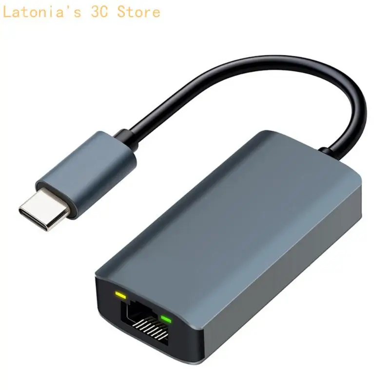 

X3UB 5Gbps USB Type C to RJ45 Ethernet Adapter with Fast 5000Mbps Speed for Multiple Systems