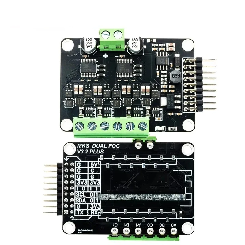 Dual BLDC FOC Drive Board V3.2 Plus V3.3 Plus Closed Loop Servo Controller ESP32 Compatible Motor Control Parts