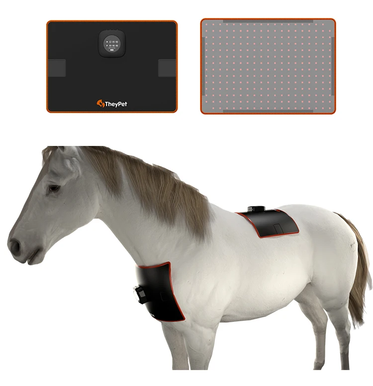 Rectangular LED Strap Animal Wound Infrared Heating Soft Tissue Injury Anti-Inflammatory Detumescence Dogs Veterinary Instrument