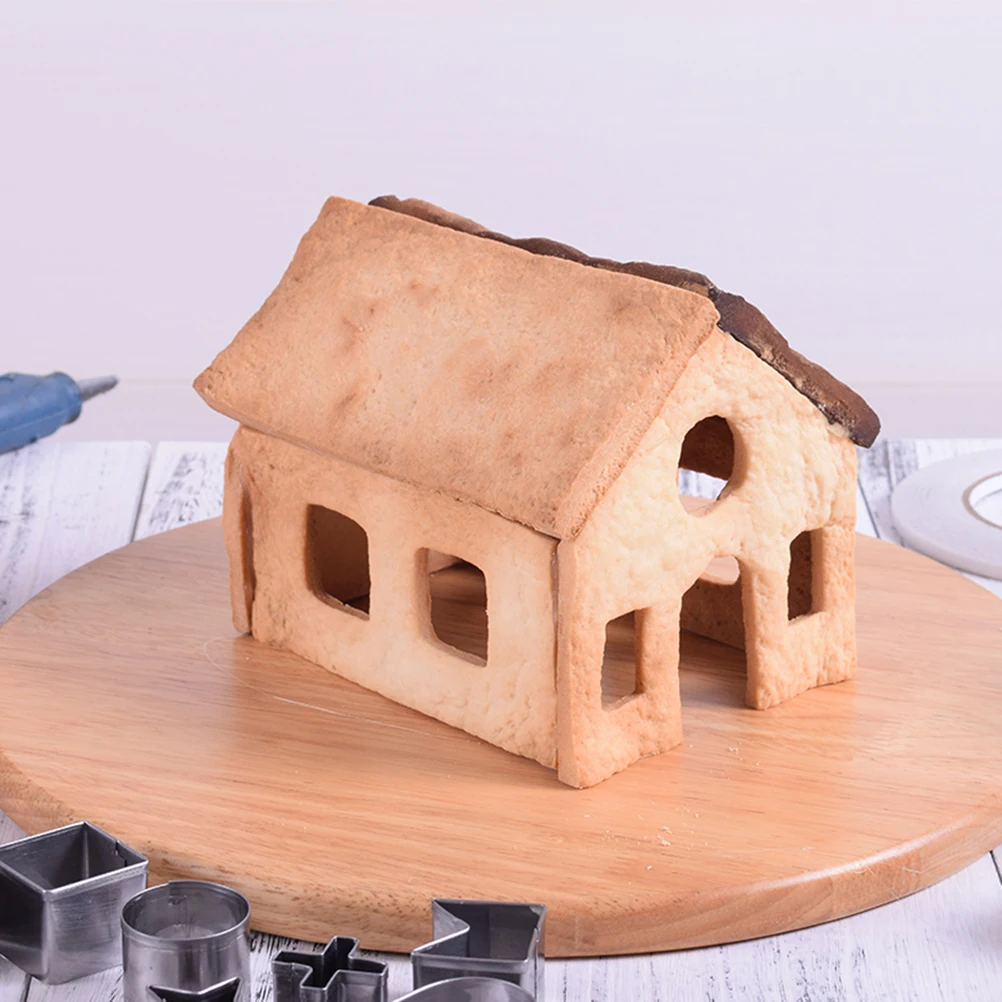 

10Pcs Christmas Cookie Cutter Set Stainless Steel Biscuit Mold Cake Baking Tools Xmas Party Fondant Chocolate Mousse