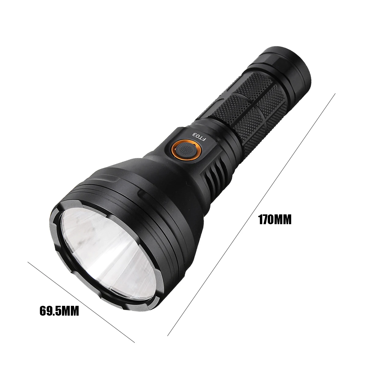 Astrolux FT03 SST40-W 8 modes 2400lm 875m NarsilM V1.3 USB-C Rechargeable 2A 26650 21700 18650 Portable Outdoor LED Flashlight