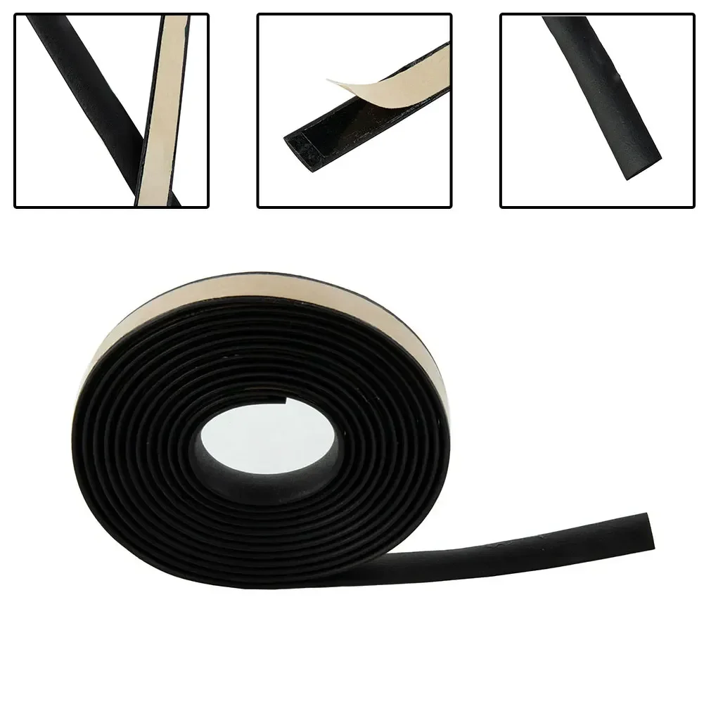 1pc Car Sealing Strip Waterproof 3 Meter Weatherstrip Window Decorative Double-sided tape EPDM rubber Harmless