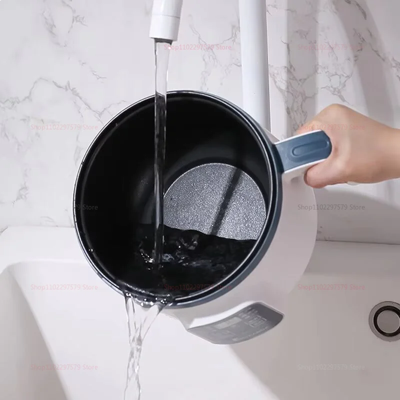 وعاء تسخين كهربائي لطباخ الأرز صغير متعدد الوظائف محمول للتبخير مقلاة غير لاصقة للمطبخ المنزلي 1-2 أشخاص