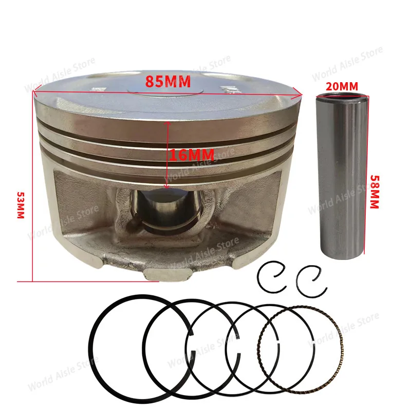 Motorcycle piston kit For Honda TRX400, TRX400E, XR400, XR400R and XR 400 pistons