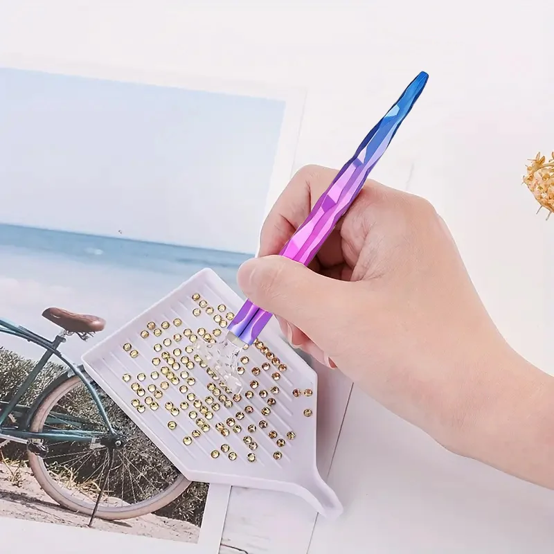 Gradient Diamond Painting Pen Set with 6 Pen Tips, DIY Art Craft Accessories, Christmas Gift for Painting Lovers - view 4