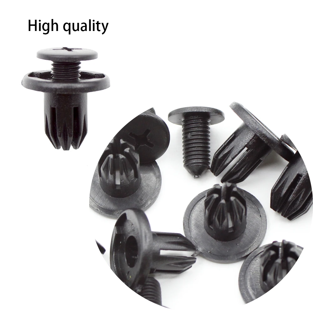 

High quality 10mm Hole Car Rivet Push Clips Retainer Fender Door Trim Panel Clip Plastic Rivets Fastener Auto Accessories