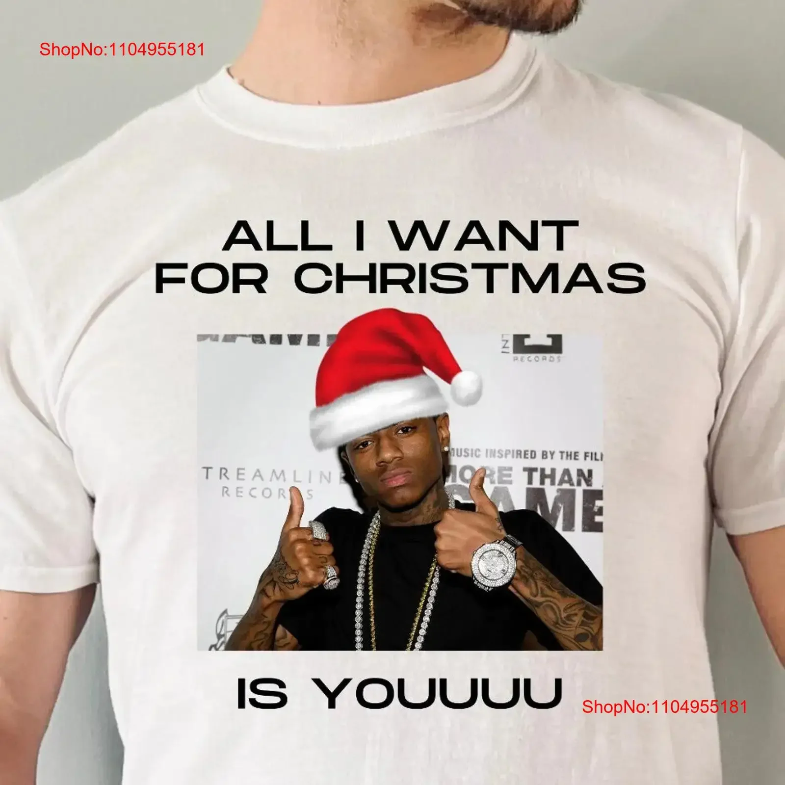 

Футболка Soulja Boy All I Want For Christmas Is You, забавная праздничная винтажная стираная мягкая модная футболка для повседневной носки, стильный