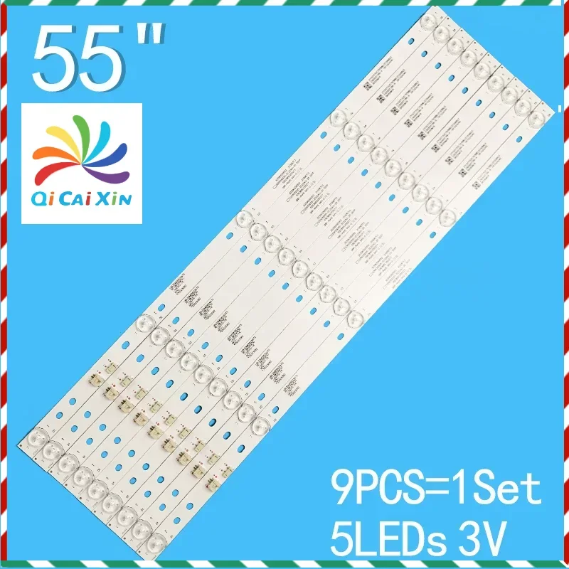 LED Backlight strip for LED55K7200 S55U LED55G30UE UDL55ME662ANTS LED55GM1 RF-BK550E30 led55k5100 Toshiba 55sk6200 UDL55MK662