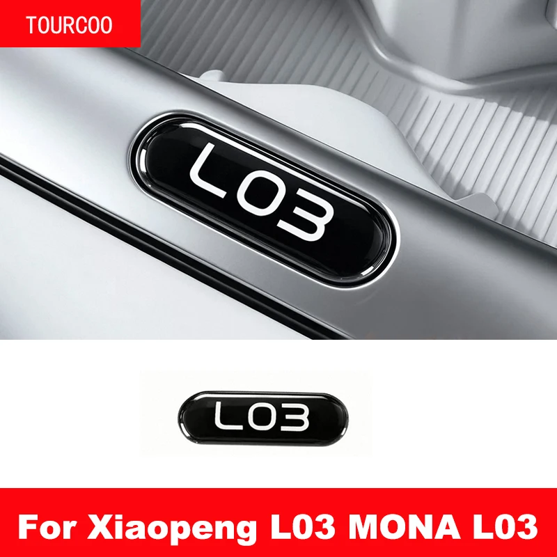 For Xiaopeng L03 MONA L03 2026 Central Armrest Switch Panel Epoxy Protective Stickers Accessories