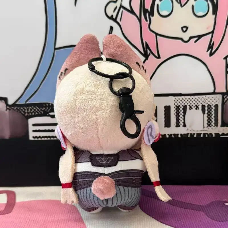 10 cm Ukinami Yuzuha Pluche Poppen Sleutelhanger Mini Zenless Zone Nul Alice Thymefield Sleutelhanger Knuffels Rugzak Verjaardagscadeau Kinderen