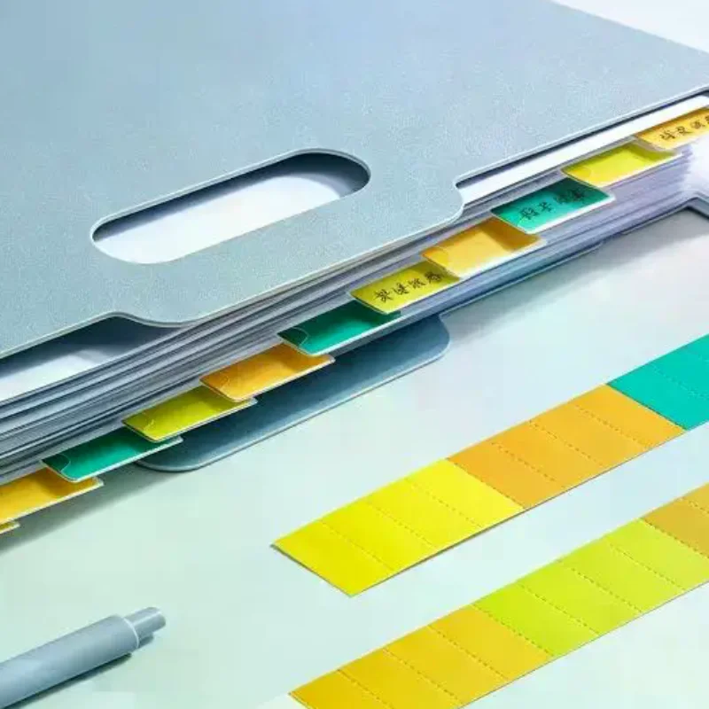 

13 Pockets Accordion File Organizer Expanding A4 Folder with Label Pocket for Office Document Storage School Work Home Desk