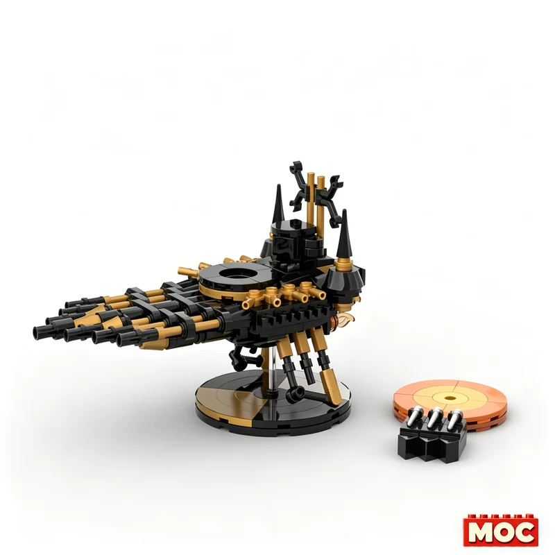 NEW 237PCS Chaos - Planet Killer Black Legion Colour Scheme MOC Model Blocks DIY Assembly Educational Toy For Fans Display Gift