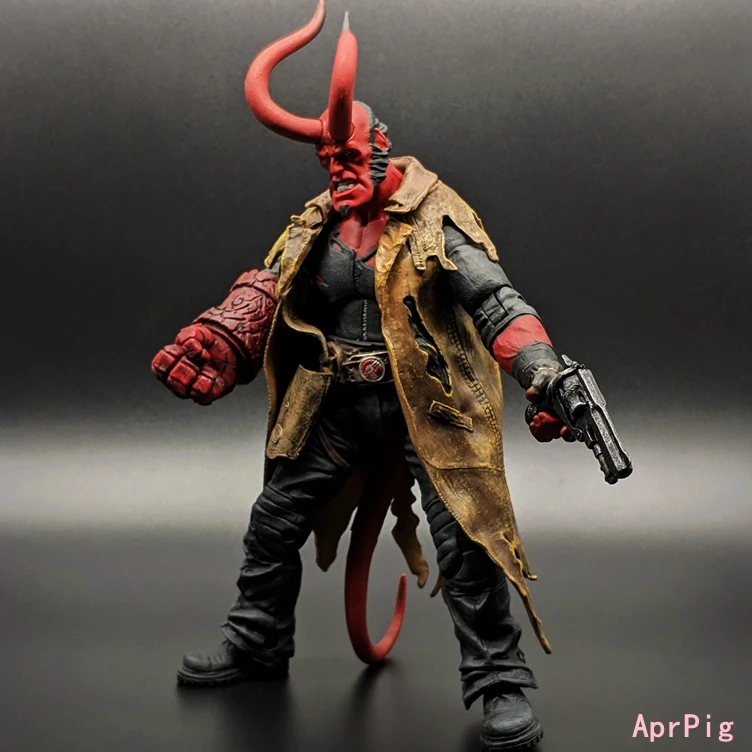 New 2024 Hellboy Action Figure Assemble Model In Stock Collection Model Toys Decoration Statue Model Toys For Kids Gifts