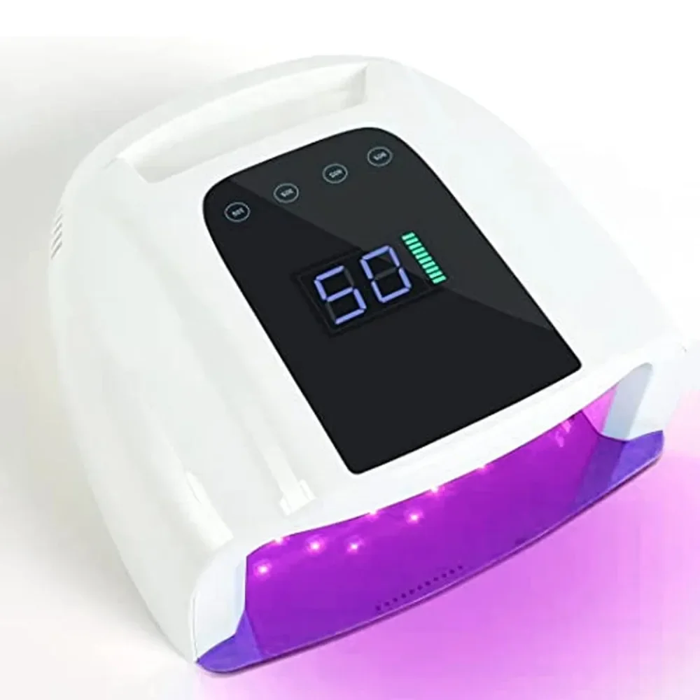 96W lampe à ongles Rechargeable sans fil Gel vernis sèche lumière UV pour ongles manucure lumière sans fil ongles UV lampe à LED