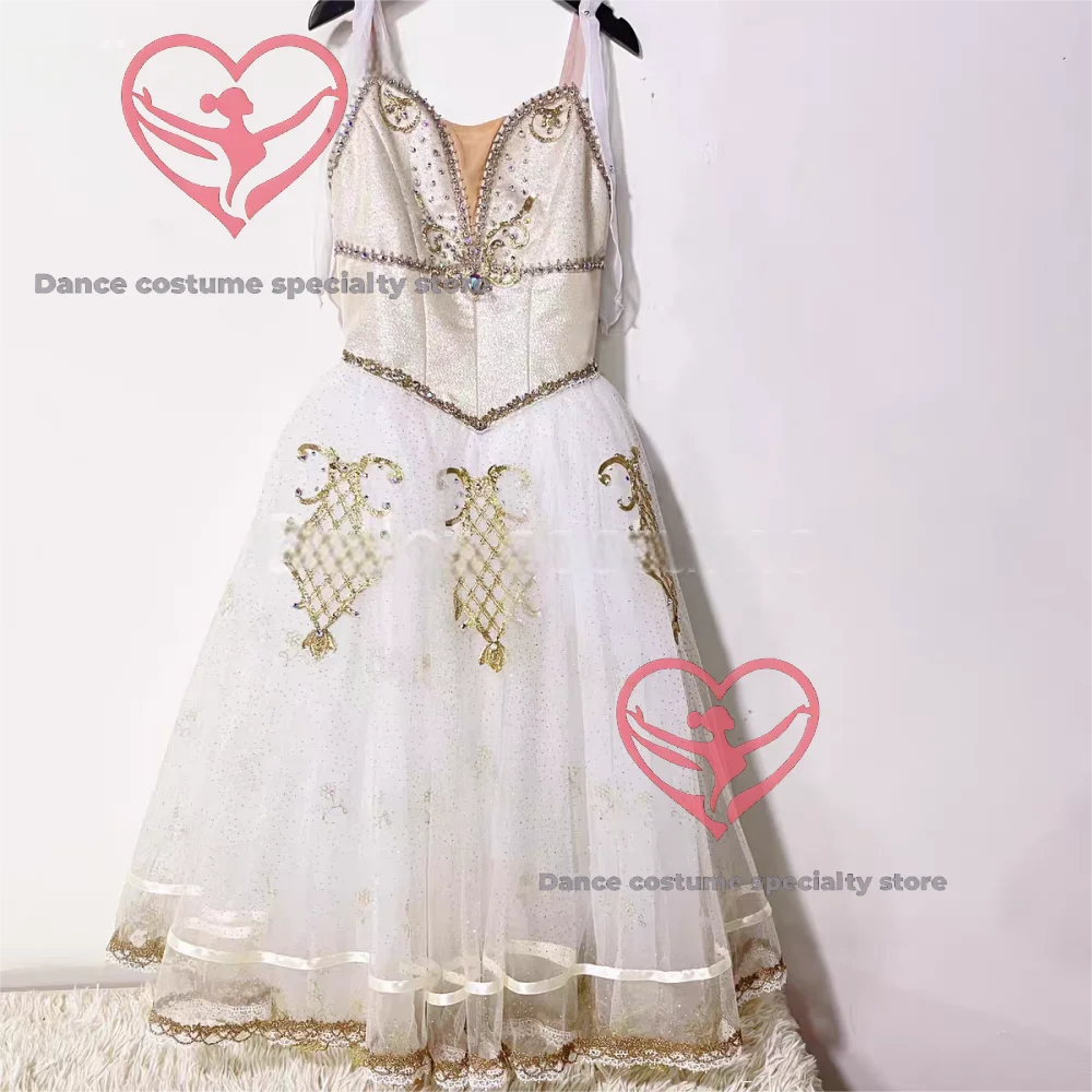 High-end couture Sleeping Beauty Dawn Princess Ballet Dress, Professional Puffy Tulle Dress, Competition GDC, Custom Made