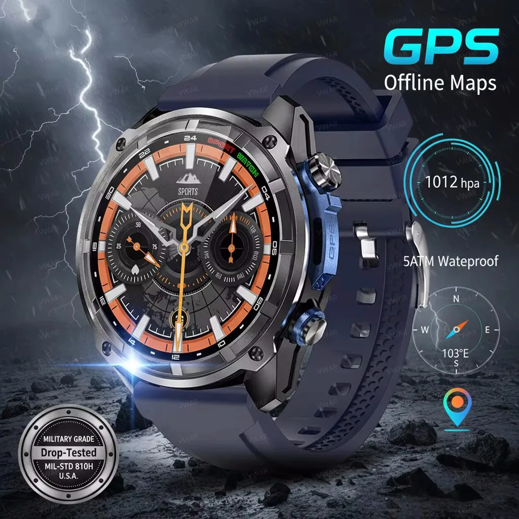 

Умные часы Xiaomi GPS с 4 ГБ встроенной памяти, офлайн-картами, спортивными функциями, 1.43-дюймовым AMOLED-экраном, стеклом Corning Gorilla Glass, GPS и возможностью плавания.