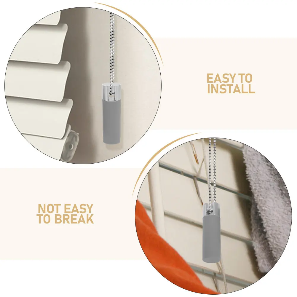 Roller Blind Accessory Cord Weight Pendant Frosted Handle Anti-Wind Design Blind Pull Cord Knobs Accessories Curtain Pull Handle