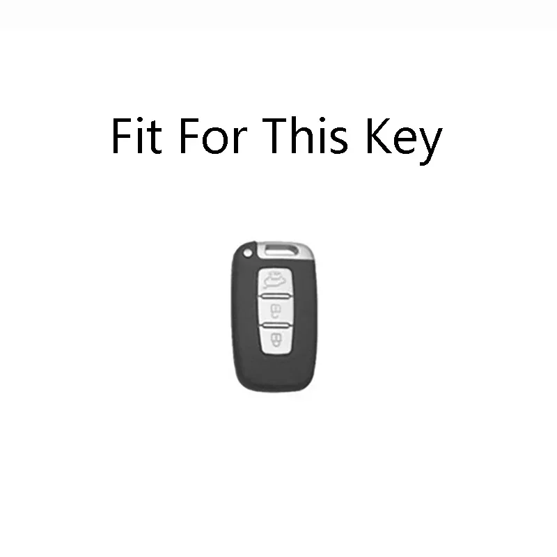 Zinc Alloy Car Smart Key Fob For Hyundai Genesis Coupe Sonata ix35 For KIA Forte Sportage K2 K5 Shell Case Cover