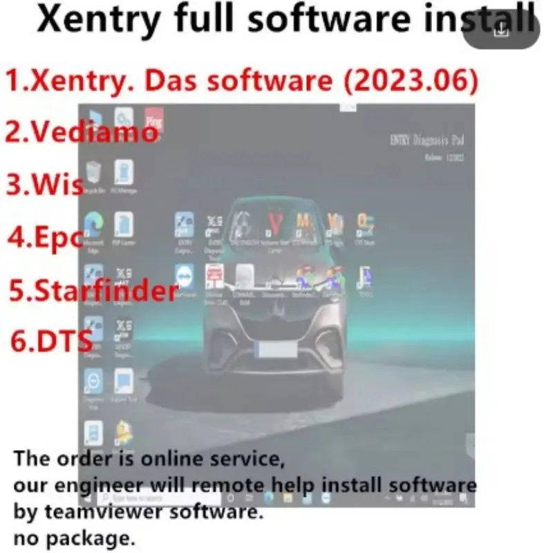 Software xentry DAS de 2023.09 MB STAR sd C4C5C6, instalación o actualización en línea, 2023.09 de vediam.o D T.S W I.S EPC stardial