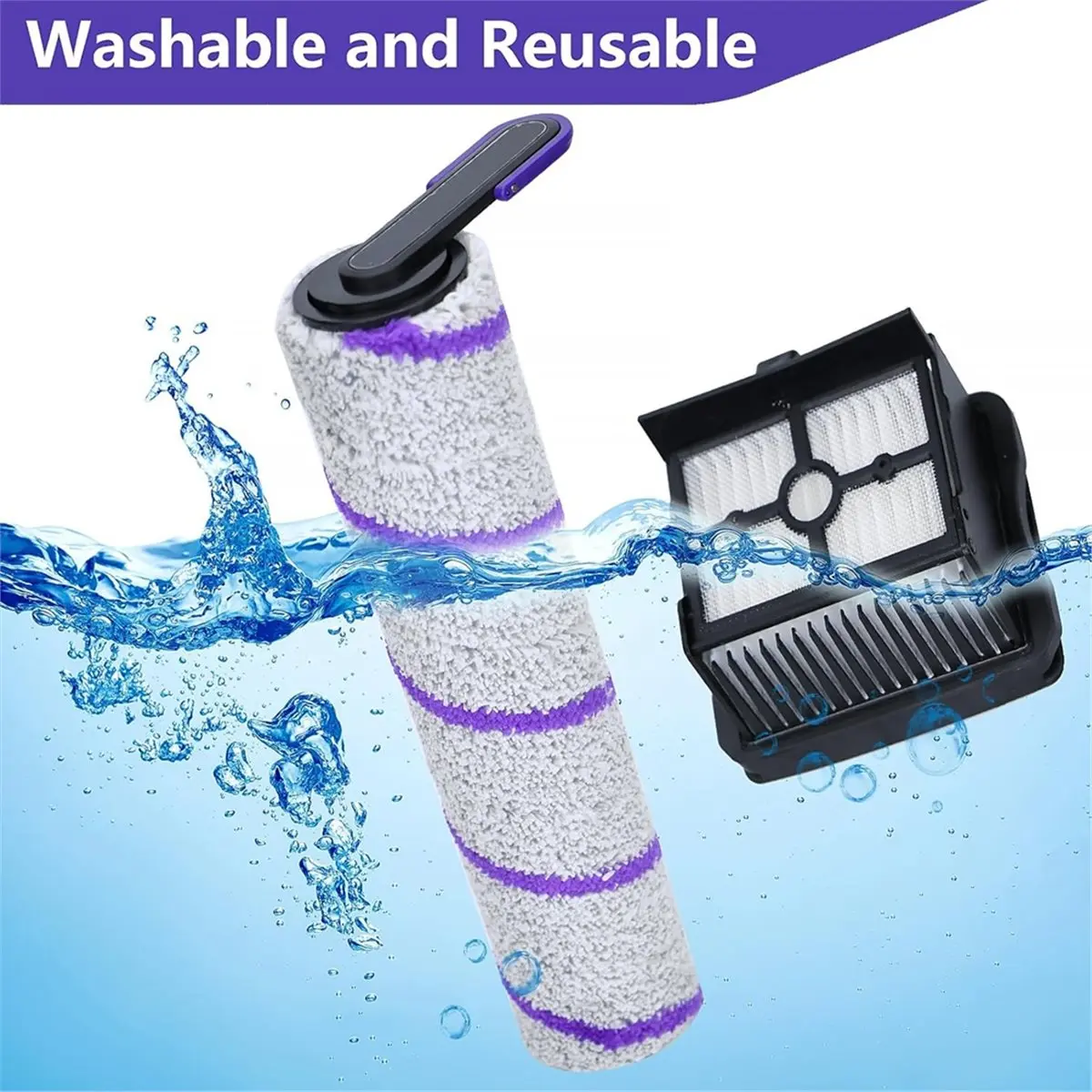 

T78C! Запасные части для пылесоса S20 Pro / X-Clean 10: роликовая щетка, HEPA-фильтр, аксессуары