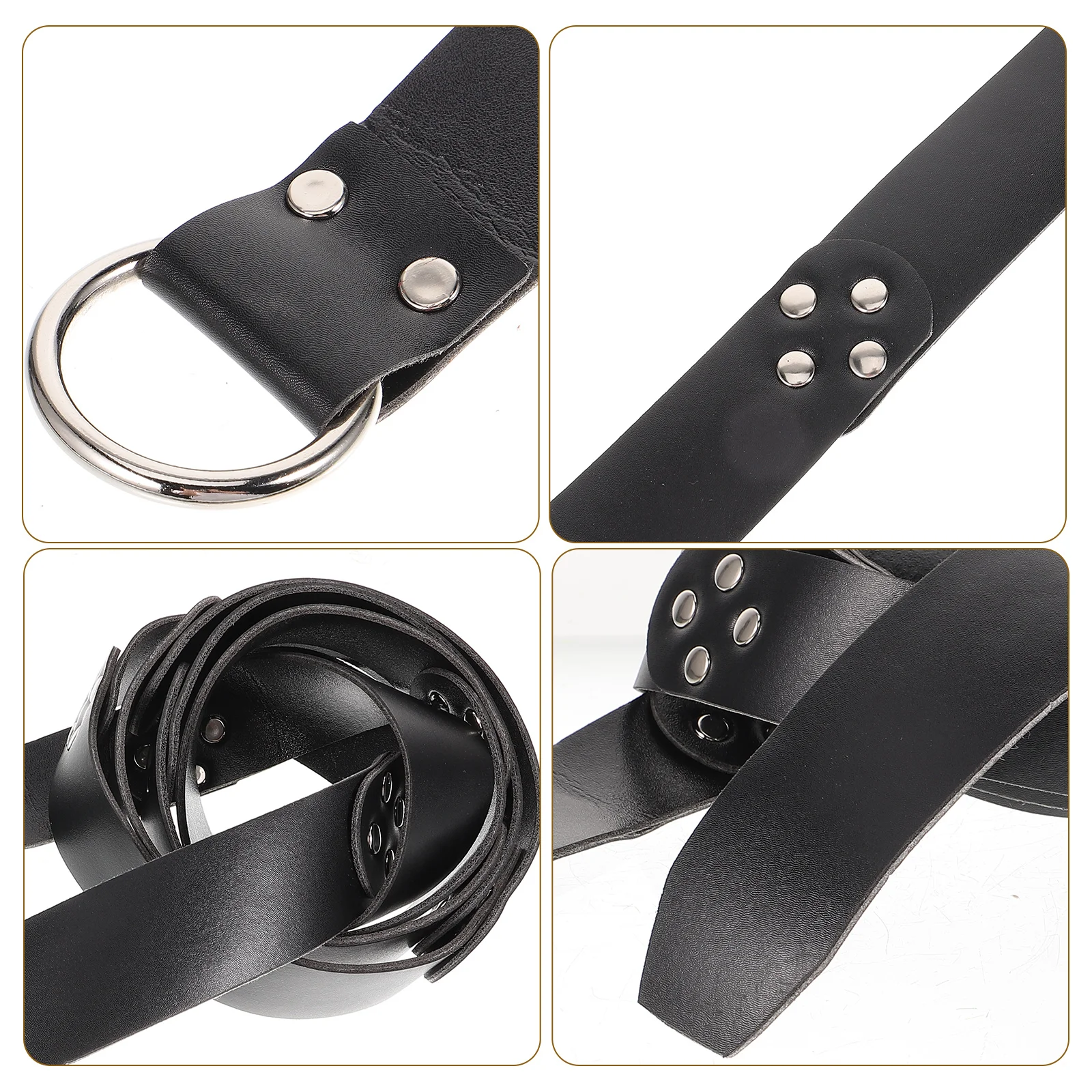 

Medieval Belt Brown Vintage Medieval Belt Sword Holder for Adult Renaissance cosplay Accessories