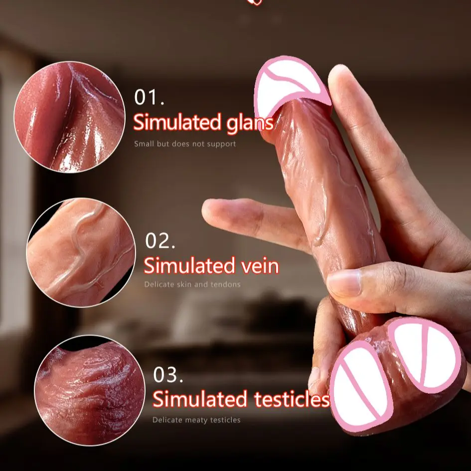 New Soft Dildo Penis Silicone Strong Suction Cup Sex Woman Men Vagina Small Anal Female Masturbator Sex Toy for Women Adults 18